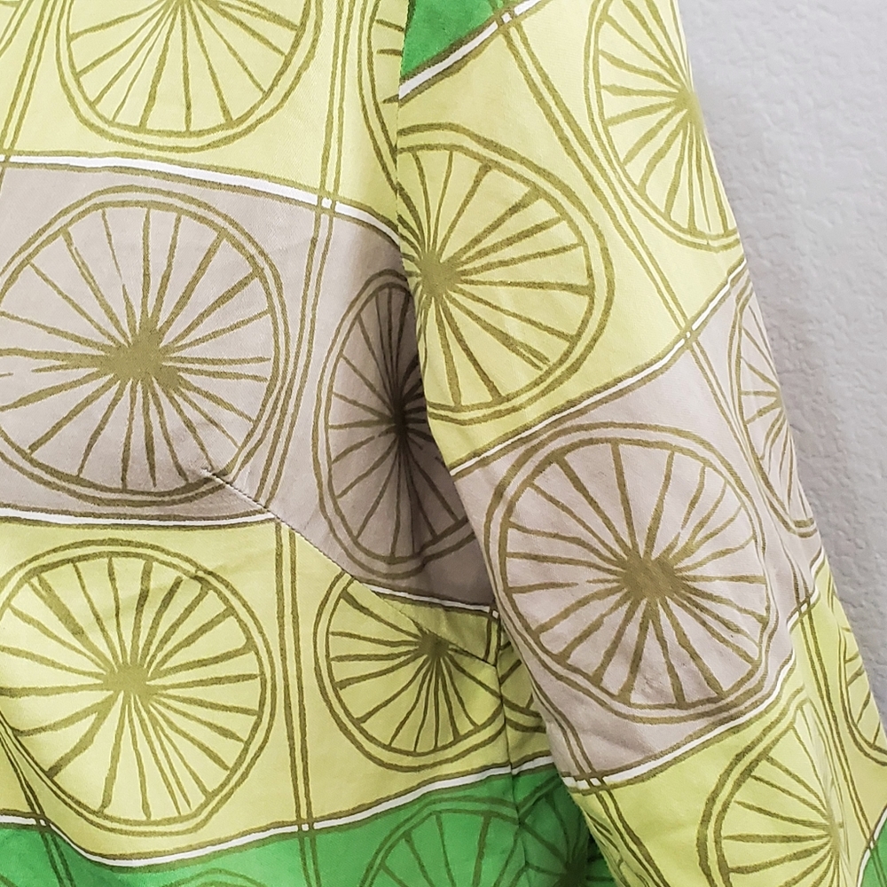 VINTAGE Playdeck Bullocks Wilshire fruit slice graphics Small EUC Tropical retro - Picture 5 of 8